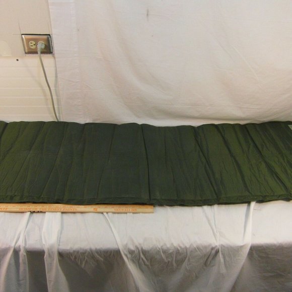 Other Military Cif Issued Blow Up Sleeping Mat Pad Olive Drab Defect